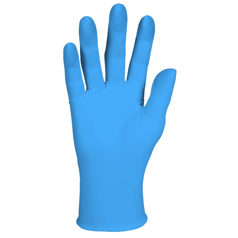 Kleenguard G10 2Pro Blue Nitrile Gloves (54420), 6 Mil, Ambidextrous, Touchscreen Compatible, XS (100 Gloves/Box) - Image 1